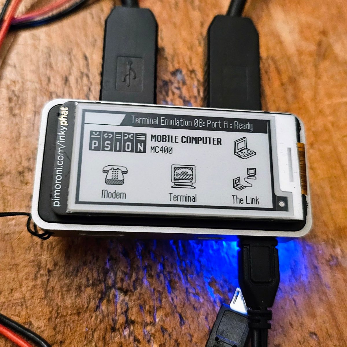 Latest Raspberry Pi – Psion MC400 Sidecar&nbsp;update